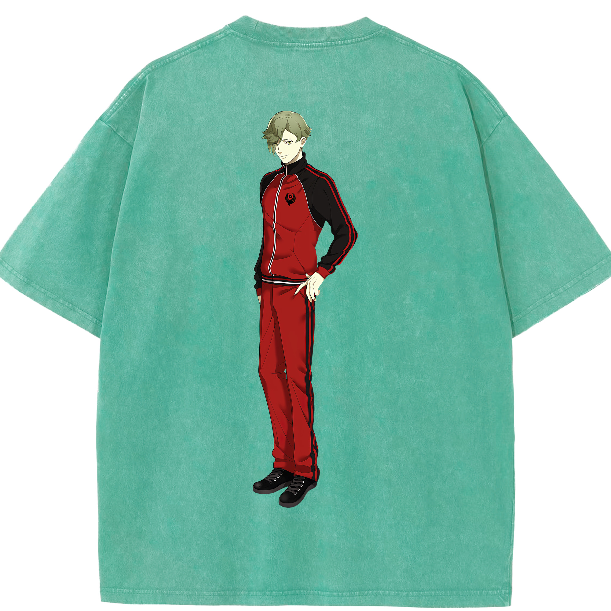 （画像用） 刀剣乱舞 Touken Ranbu 綿100% ヴィンテージ風 半袖Tシャツ（背面プリント）